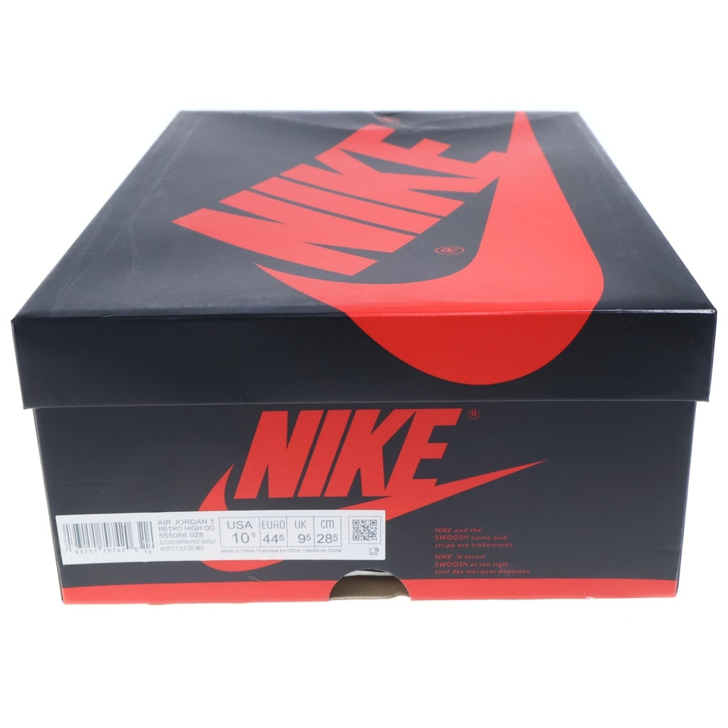 NIKE(ナイキ) AIR JORDAN 1 HIGH SHATTERED BACKBOARD 3.0 エアジョーダン1 シャッタードバックボード ハイカットスニーカー オレンジ/ブラック US10.5/28.5cm 555088-028