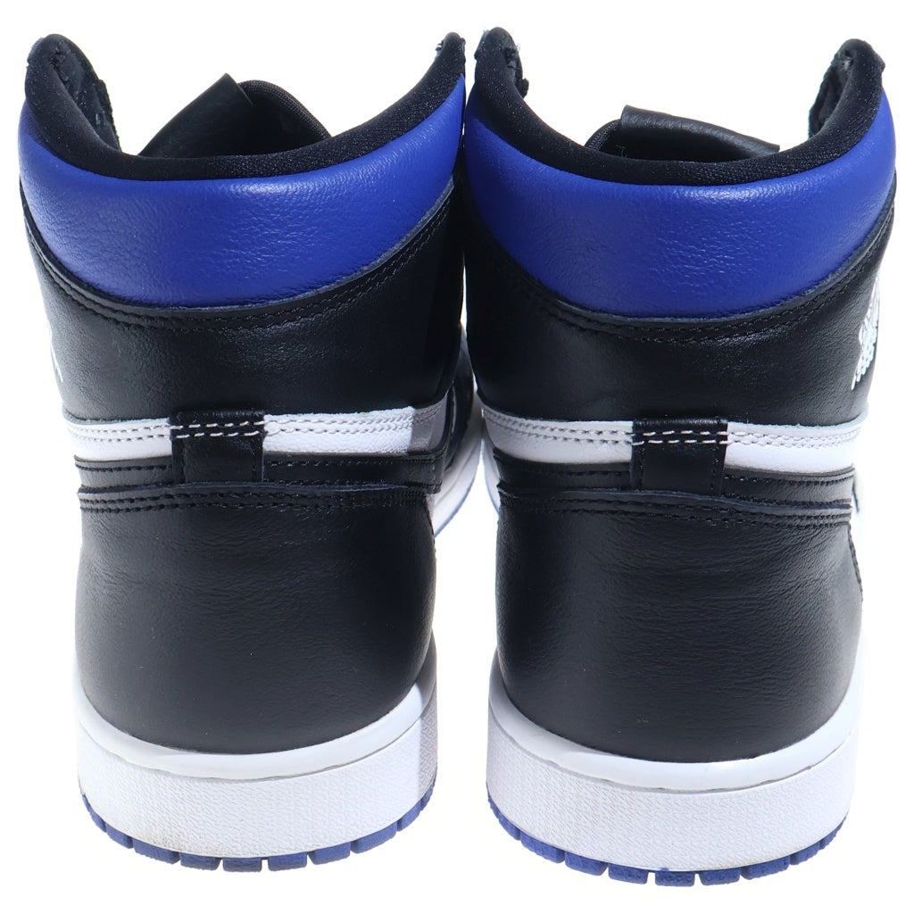 NIKE(ナイキ) AIR JORDAN 1 RETRO HIGH OG ROYAL TOE エアジョーダン1 レトロ ロイヤルトゥ ハイカットスニーカー ブルー/ブラック US10.5/28.5cm 555088-041