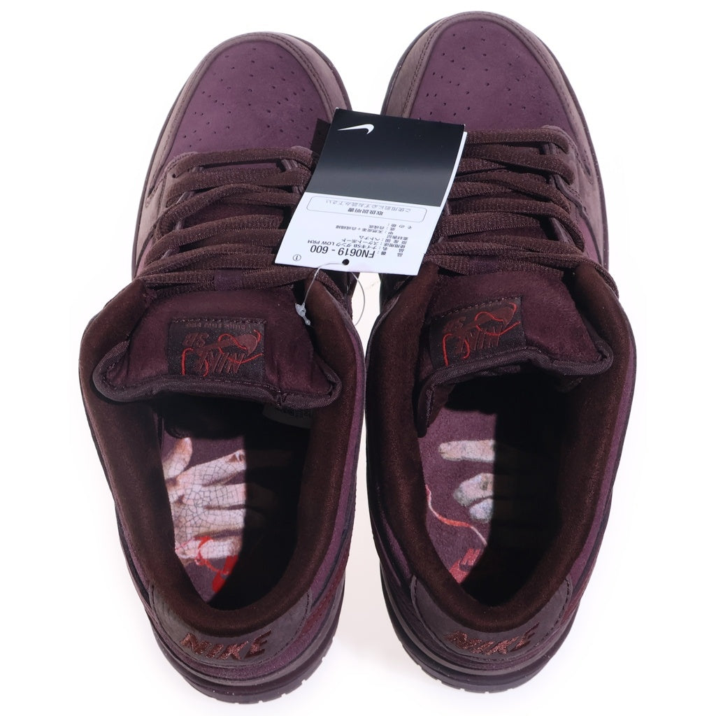 NIKE SB(ナイキエスビー) DUNK LOW PRM CITY OF LOVE ダンク プレミアム ローカットスニーカー レッド US10.5/28.5cm FN0619-600