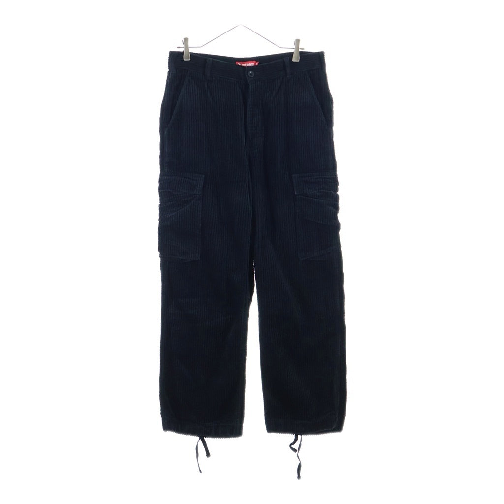 SUPREME(シュプリーム) 20SS Wide Wale Corduroy Cargo Pant コーデュロイ ワイドカーゴパンツ ブラック