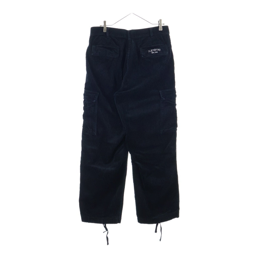 SUPREME(シュプリーム) 20SS Wide Wale Corduroy Cargo Pant コーデュロイ ワイドカーゴパンツ ブラック