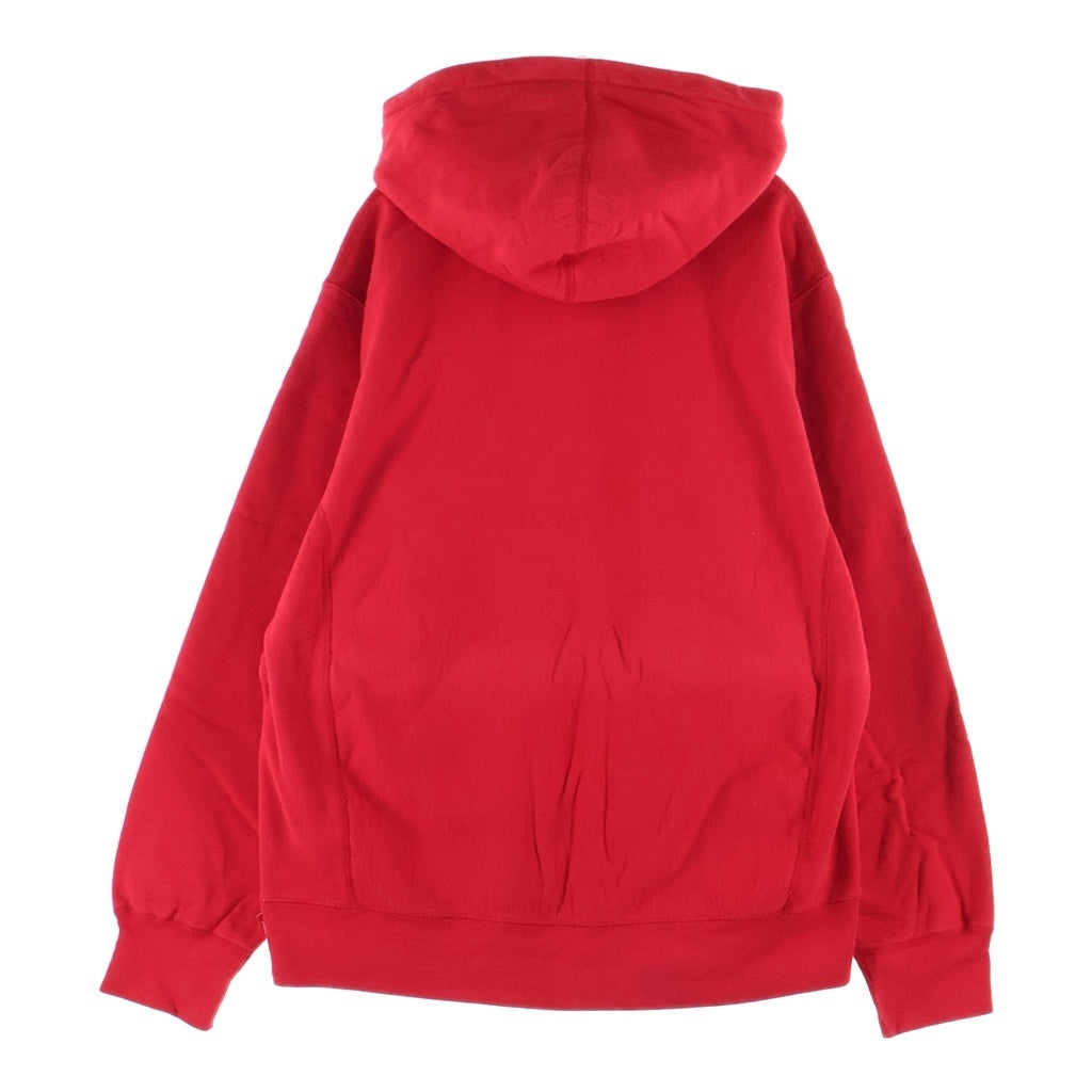 SUPREME(シュプリーム) 18AW Trademark Hooded Sweatshirt ロゴエンブロイダリー トレードマーク フーデッド スウェット パーカー レッド
