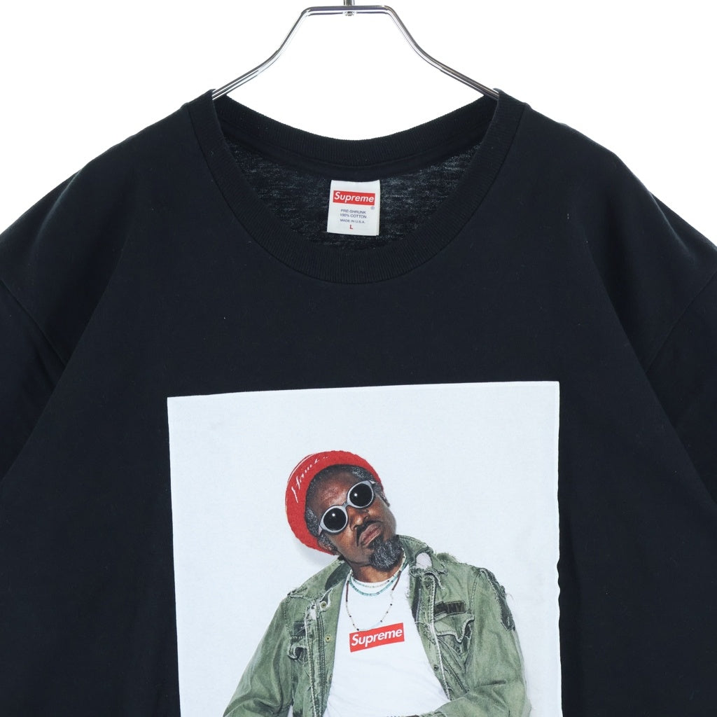 SUPREME(シュプリーム) 22AW Andre 3000 Tee アンドレ3000デザイン クルーネック 半袖Tシャツ カットソー ブラック