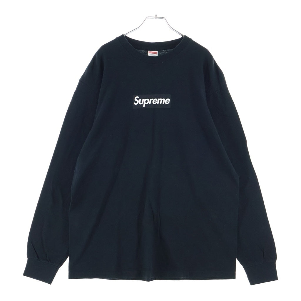 SUPREME(シュプリーム) 20AW Box Logo L/S Tee ボックスロゴデザイン クルーネック ロングスリーブ 長袖Tシャツ カットソー ブラック