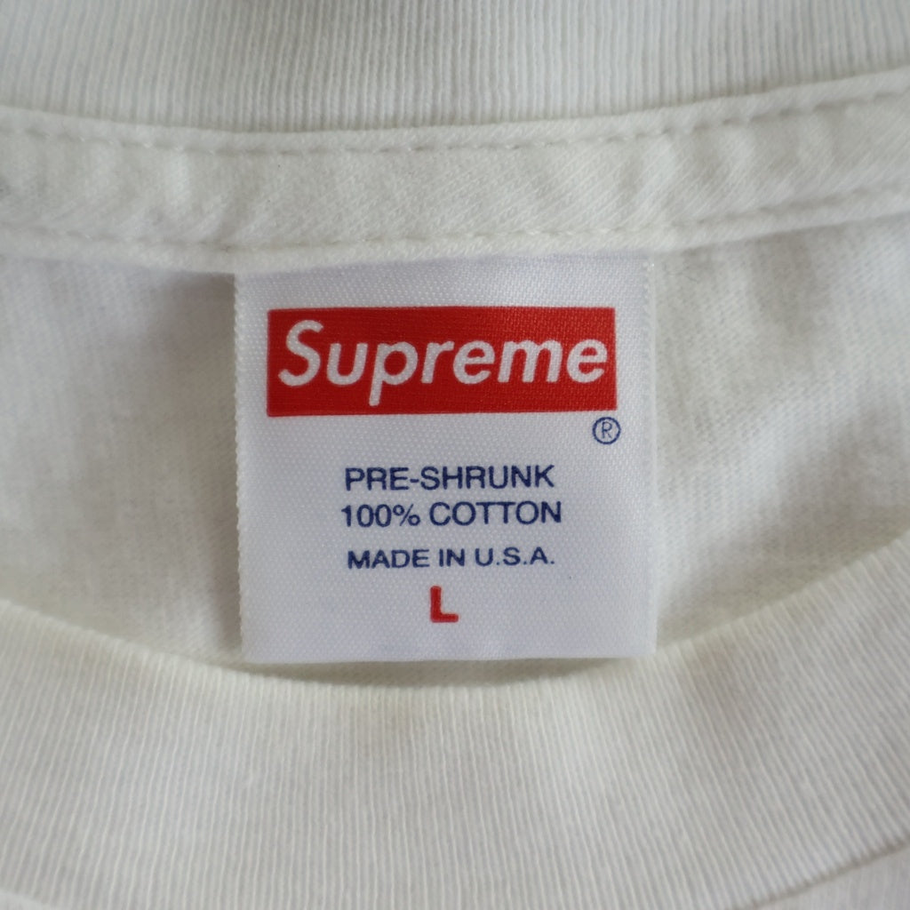 SUPREME(シュプリーム) 20AW Box Logo L/S Tee ボックスロゴ クルーネック ロングスリーブ 長袖Tシャツ カットソー ホワイト