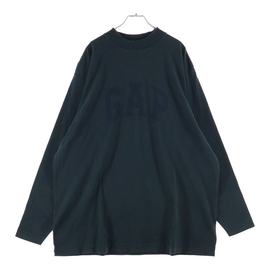Yeezy Gap Engineered by Balenciaga(イージー ギャップ エンジニアードバイ バレンシアガ) DOVE LONGSLEEVE TEE ドーヴ 両面プリント クルーネック ロングスリーブ 長袖Tシャツ カットソー ブラック