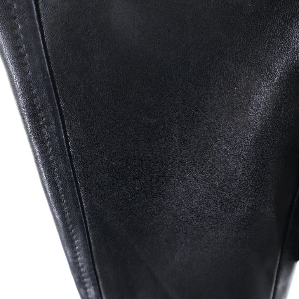 SAINT LAURENT PARIS(サンローランパリ) KEITH RACER キースレーサー ラムレザー シングル ライダース ジャケット ブラック 362239 Y5YA1