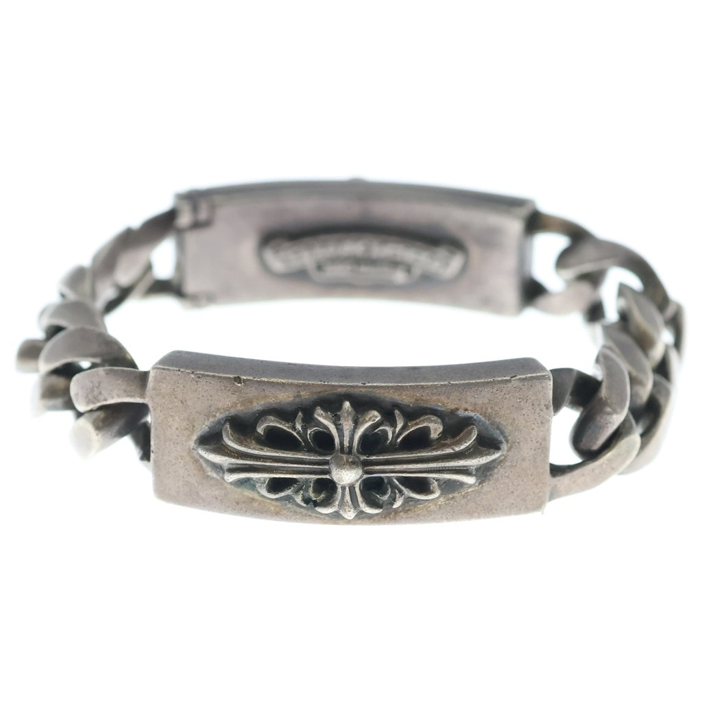 CHROME HEARTS(クロムハーツ) ID DBL FLRL DGGR ダブルID フローラルダガー ブレスレット シルバー BCA159