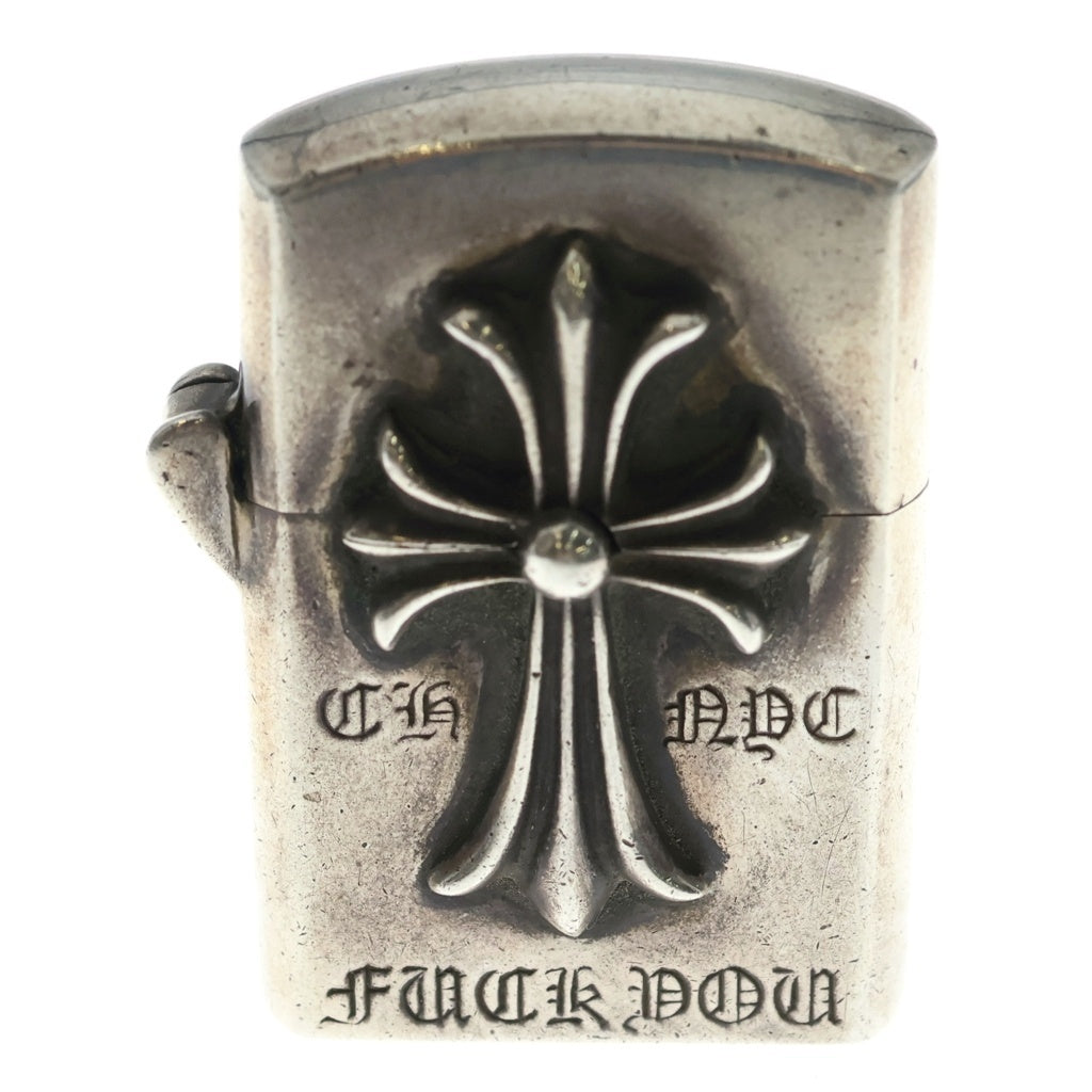 CHROME HEARTS(クロムハーツ) ZIPPO LIGHTERZ NYC FUCK YOU ファックユー ジッポ シルバー