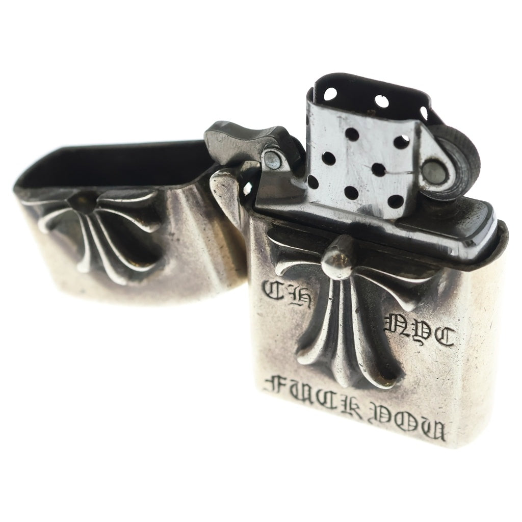 CHROME HEARTS(クロムハーツ) ZIPPO LIGHTERZ NYC FUCK YOU ファックユー ジッポ シルバー