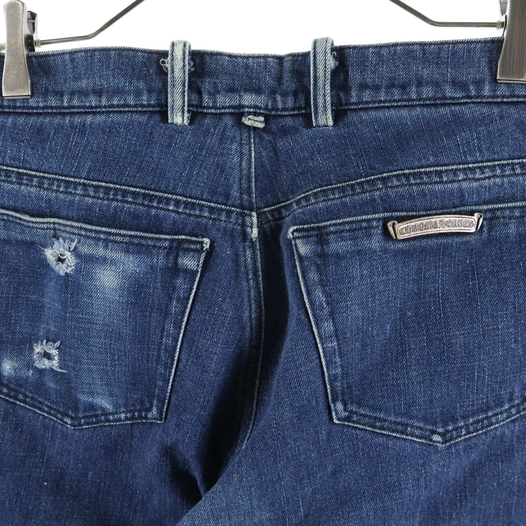CHROME HEARTS(クロムハーツ) OLD FLEURKNEE DNM PANTS オールド フレアニー デニムパンツ