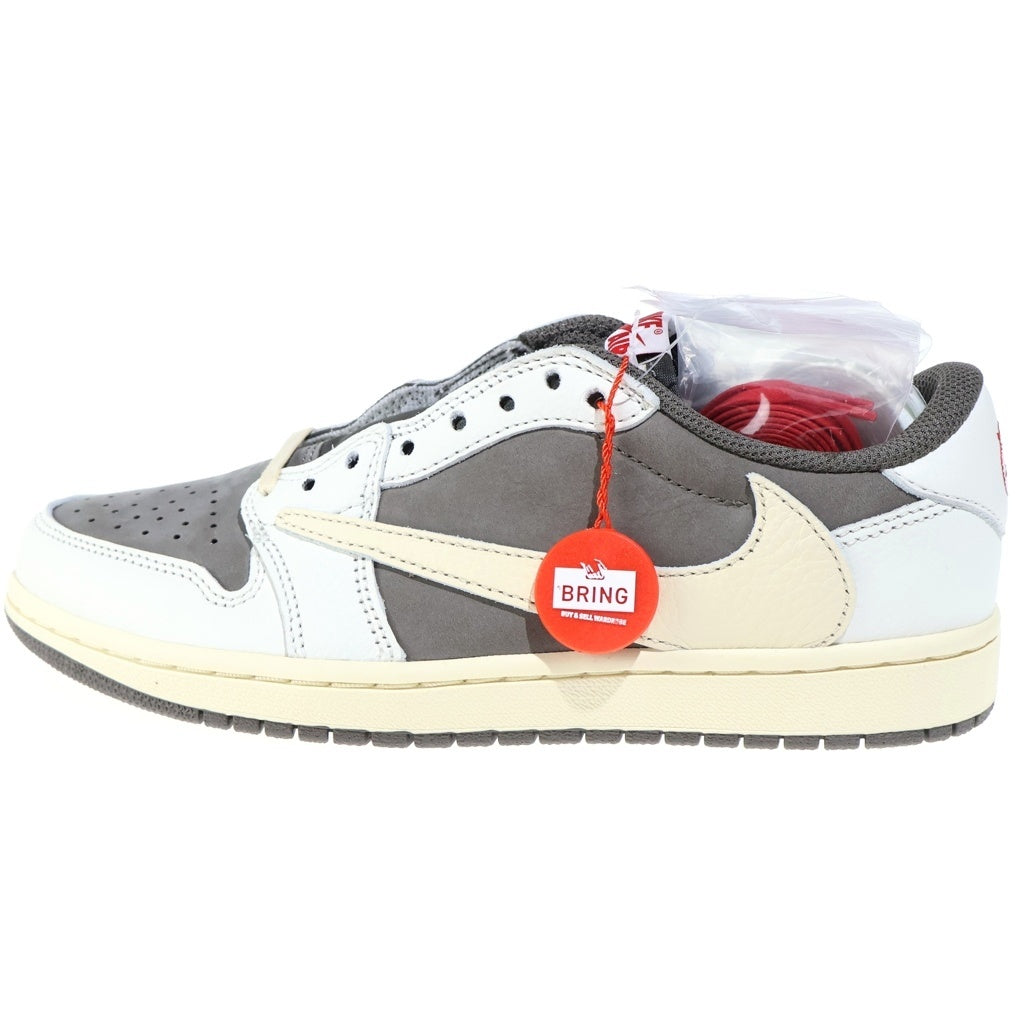 NIKE(ナイキ) ×TRAVIS SCOTT AIR JORDAN1 LOW OG SP REVERSE MOCHA エアジョーダン1 リバースモカ ローカットスニーカー ベージュ US7.7/25.5cm DM7866-162