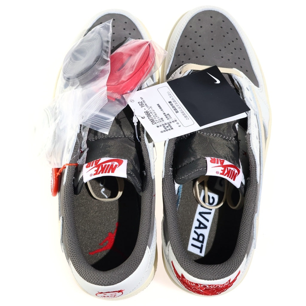 NIKE(ナイキ) ×TRAVIS SCOTT AIR JORDAN1 LOW OG SP REVERSE MOCHA エアジョーダン1 リバースモカ ローカットスニーカー ベージュ US7.7/25.5cm DM7866-162