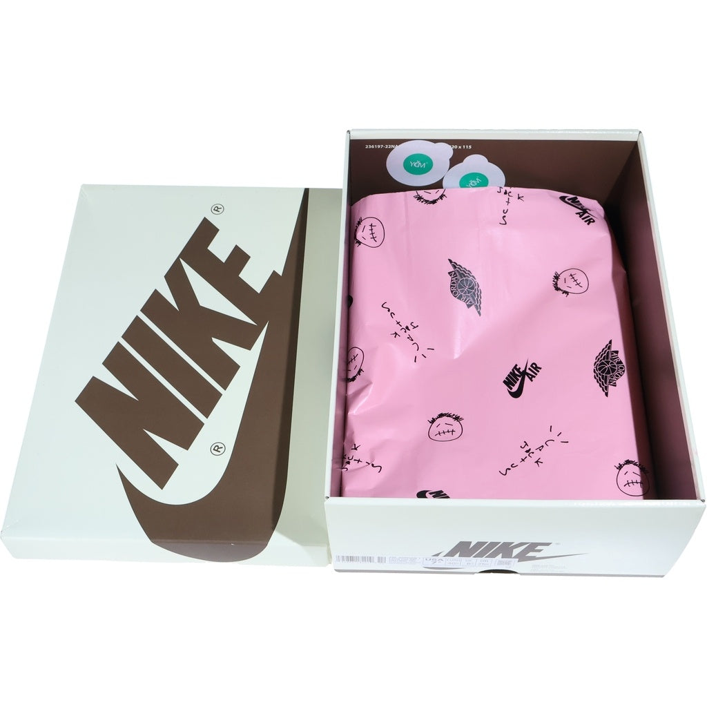 NIKE(ナイキ) ×TRAVIS SCOTT AIR JORDAN1 LOW OG SP REVERSE MOCHA エアジョーダン1 リバースモカ ローカットスニーカー ベージュ US7.7/25.5cm DM7866-162