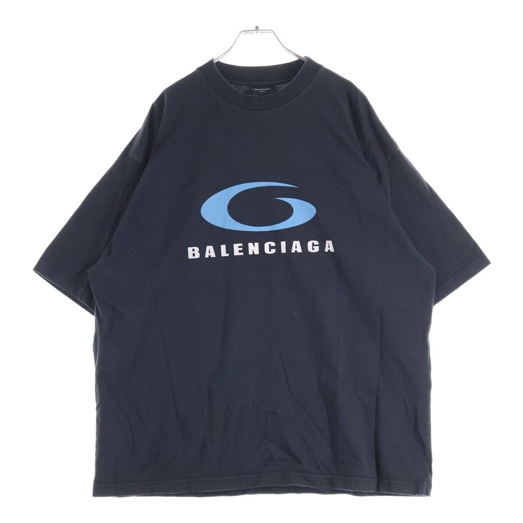 BALENCIAGA(バレンシアガ) 24SS Loop Sports Icon ループスポーツアイコン 半袖Tシャツ ブラック 764235 TRVC2