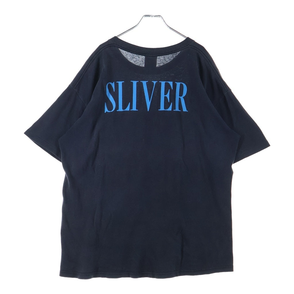 VINTAGE(ヴィンテージ) 90S VINTAGE NIRVANA SLIVER WILD TEE ニルヴァーナ スリヴァー ヴィンテージ 両面プリント クルーネックTシャツ 半袖カットソー ブラック