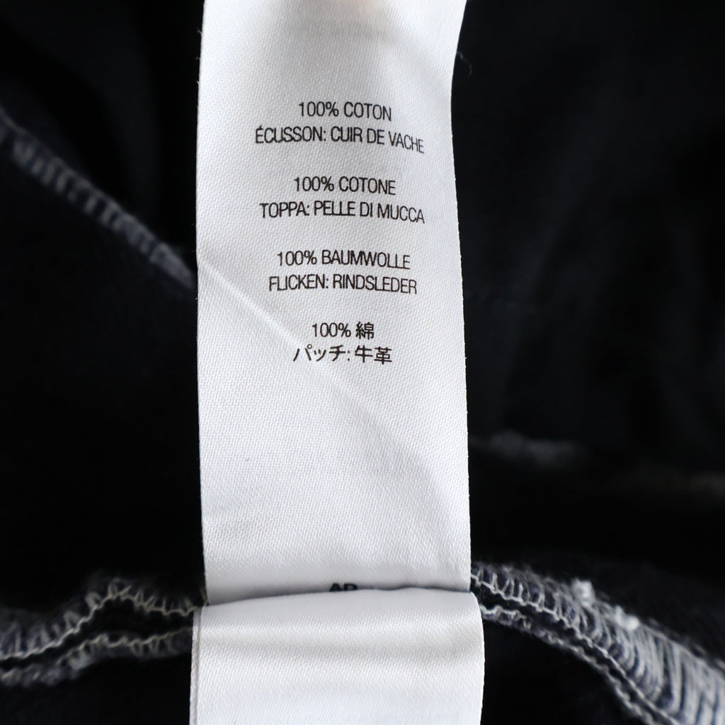 SUPREME(シュプリーム) 23AW Radial Embroidered Loose Fit ラディアル エンブロイダリー ルーズフィット デニムパンツ ブラック