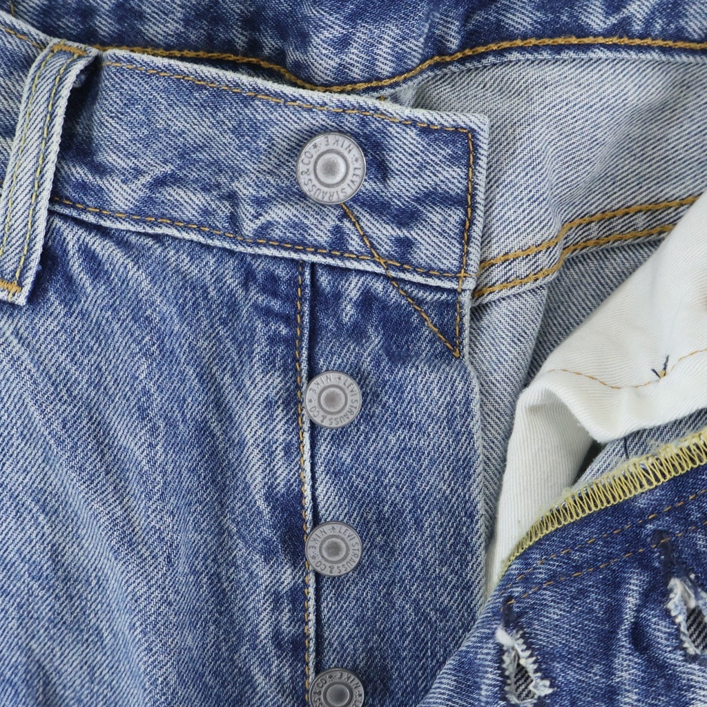 NIKE(ナイキ) LEVI'S Baggy Jean リーバイス ロゴエンブロイダリー ブランクタグ デニム バギージーンズ デニムパンツ インディゴ PC9-002TN-0000