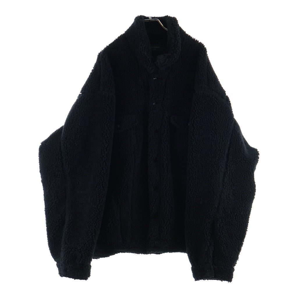 BALENCIAGA(バレンシアガ) オーバーサイズボアフリースブルゾン ジャケット ブラック 704464 TMQ26