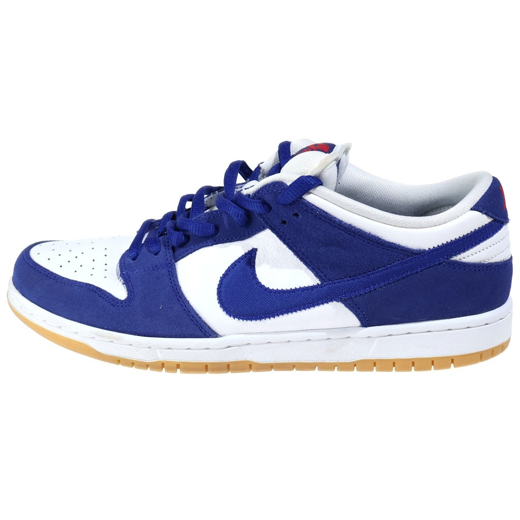 NIKE SB(ナイキエスビー) DUNK LOW PRO PRM LOS ANGELES DODGERS DO9395-400 ダンク ロサンゼルスドジャーズ ローカットスニーカー ホワイト/ブルー US11/29cm