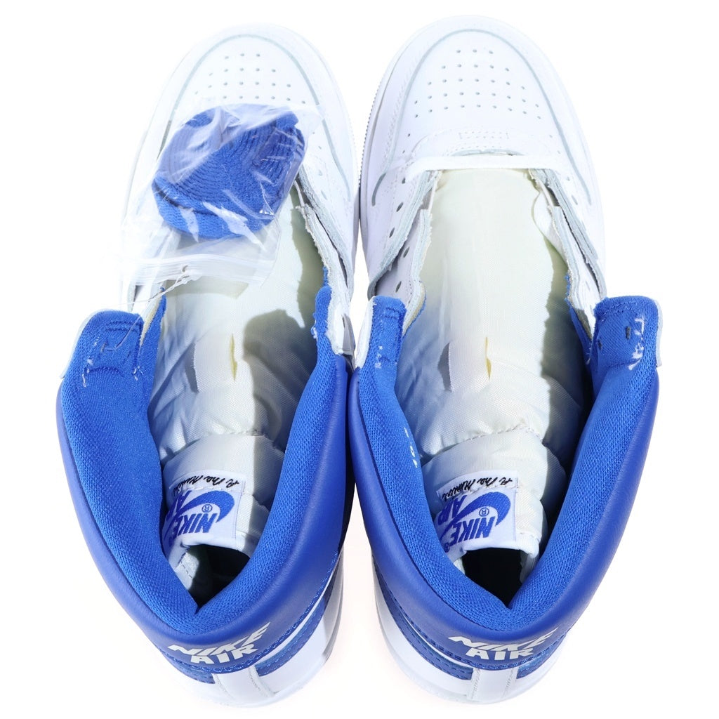 NIKE(ナイキ) ×A Ma Maniere AIR SHIP Game Royal アママニエール エアシップ ゲームロイヤル ハイカットスニーカー ホワイト/ブルー US10.5/28.5cm DX4976-141