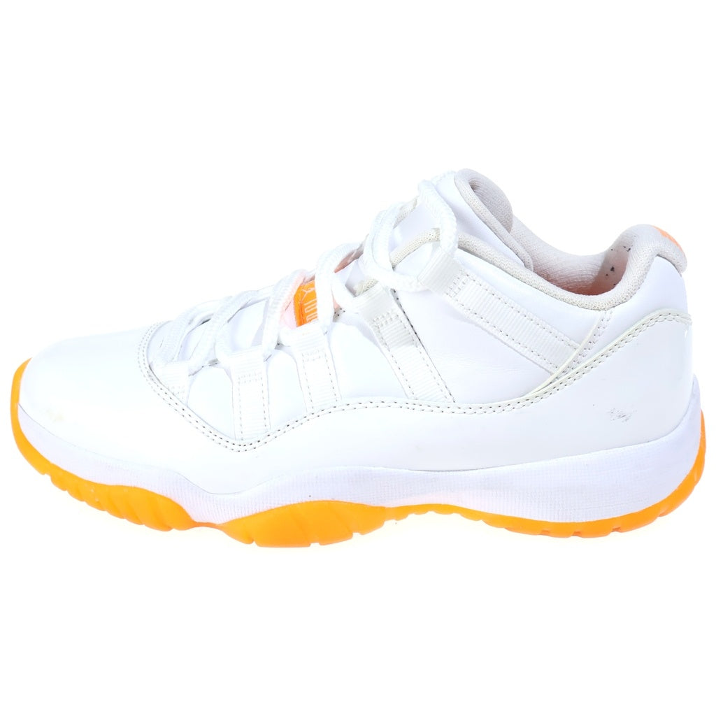 NIKE(ナイキ) WMNS AIR JORDAN 11 LOW ウィメンズ エアジョーダン ローカットスニーカー ホワイト/オレンジ US6.5/23.5cm AH7860-139 レディース