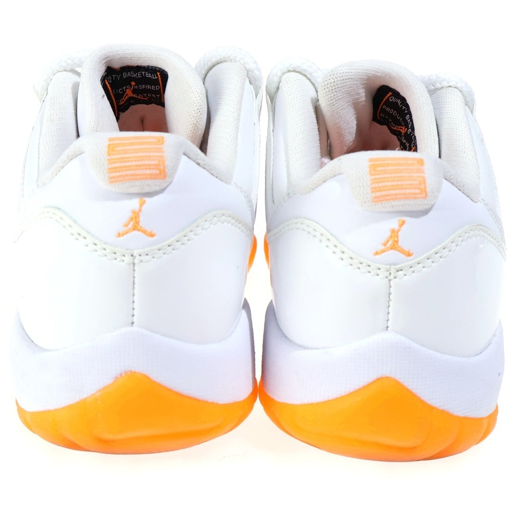 NIKE(ナイキ) WMNS AIR JORDAN 11 LOW ウィメンズ エアジョーダン ローカットスニーカー ホワイト/オレンジ US6.5/23.5cm AH7860-139 レディース
