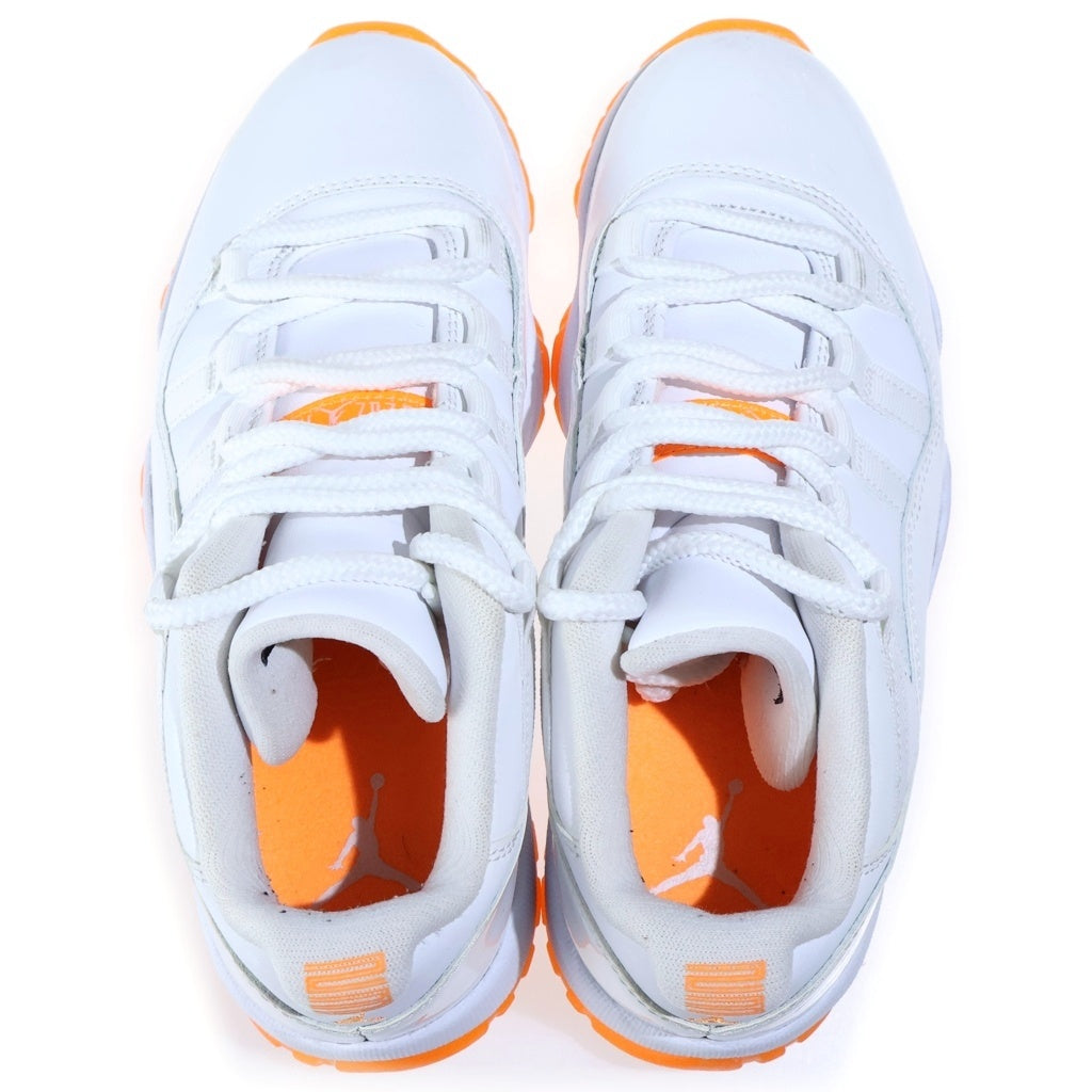 NIKE(ナイキ) WMNS AIR JORDAN 11 LOW ウィメンズ エアジョーダン ローカットスニーカー ホワイト/オレンジ US6.5/23.5cm AH7860-139 レディース