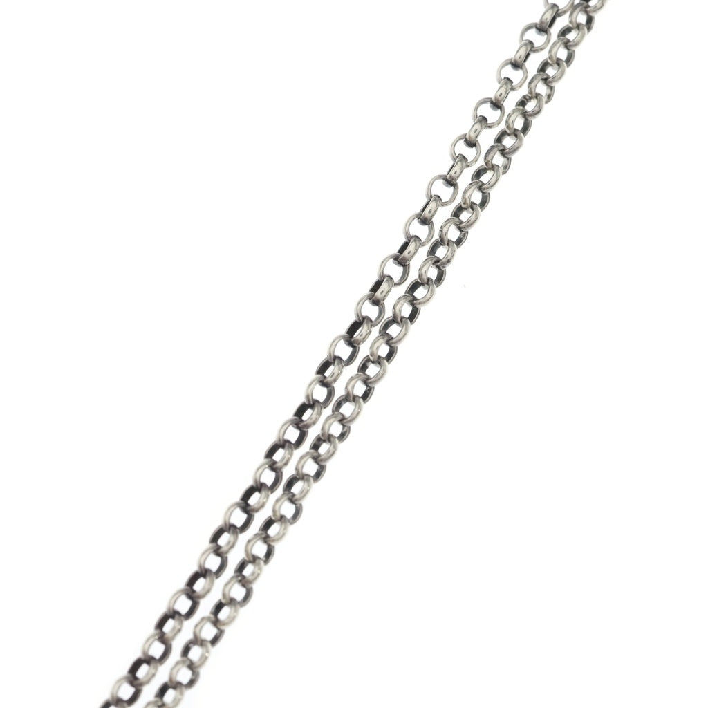 CHROME HEARTS(クロムハーツ) SAFETY PIN R16 セーフティピンロールチェーン ネックレス シルバー