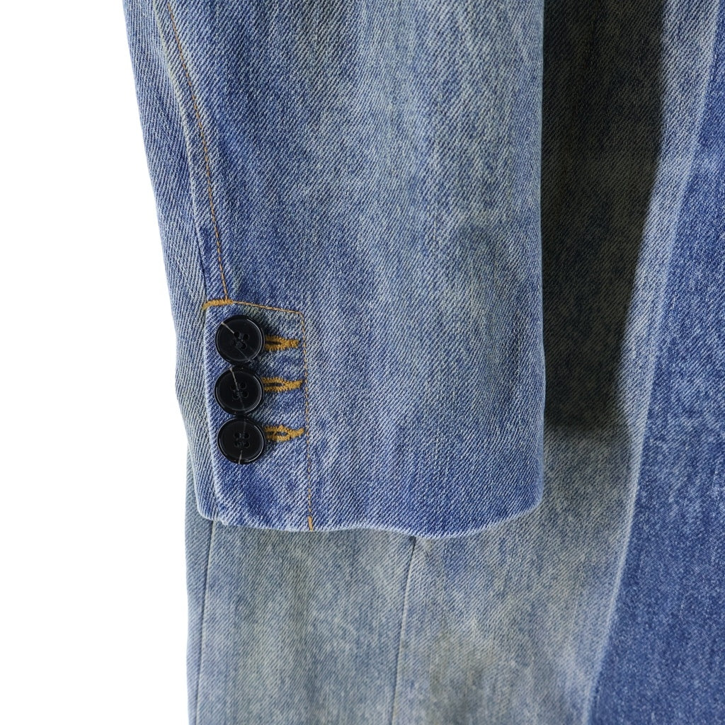 DIESEL(ディーゼル) 24AW D-BALZER-MID-FSF デニム ロング チェスターコート インディゴ A16830