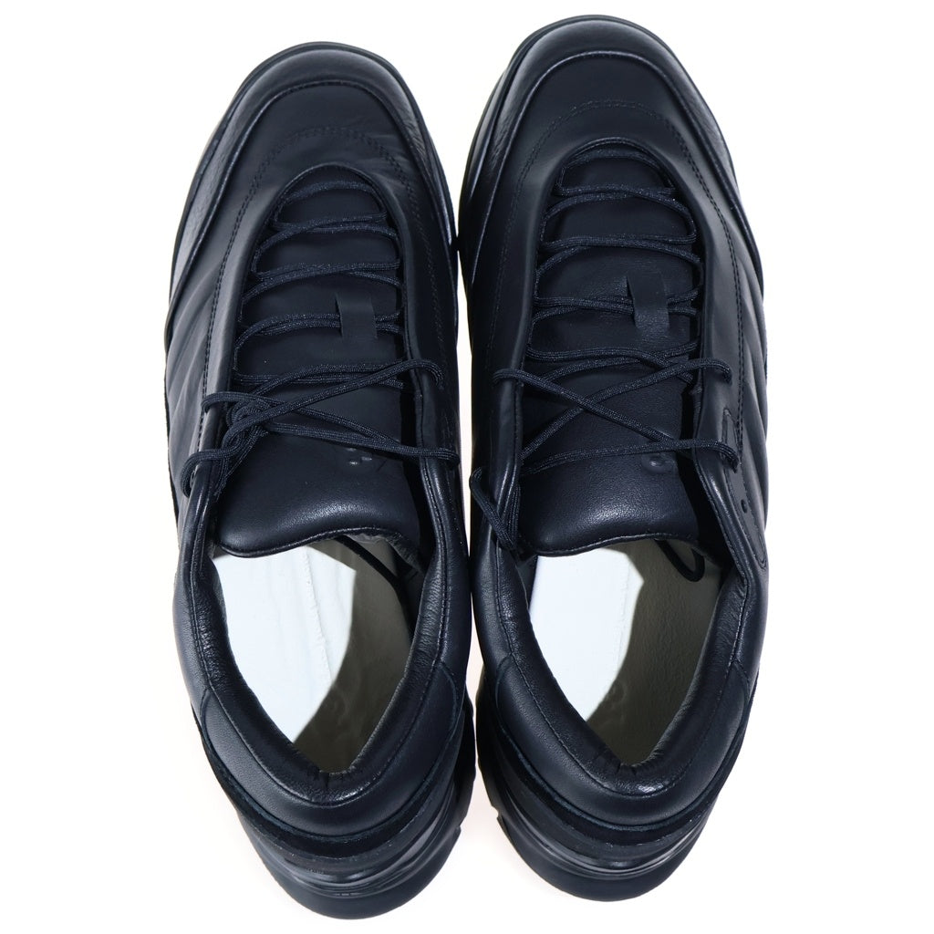 Y-3(ワイスリー) GSG9 LOW ローカットスニーカー レザー ブラック US8/26cm JP8198