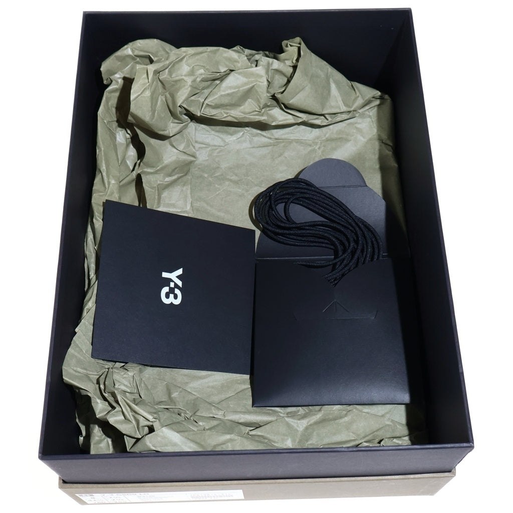 Y-3(ワイスリー) GSG9 LOW ローカットスニーカー レザー ブラック US8/26cm JP8198