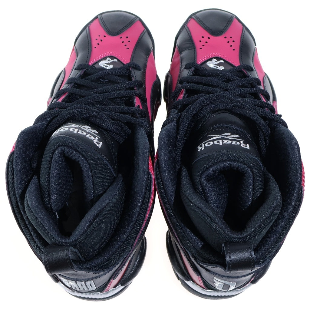 Reebok(リーボック) ×adidas SHAQNOSIS SEMI PURSUIT アディダス シャクノシス セミパシュート ハイカットスニーカー ブラック/ピンク US9.5/27.5cm GX2609