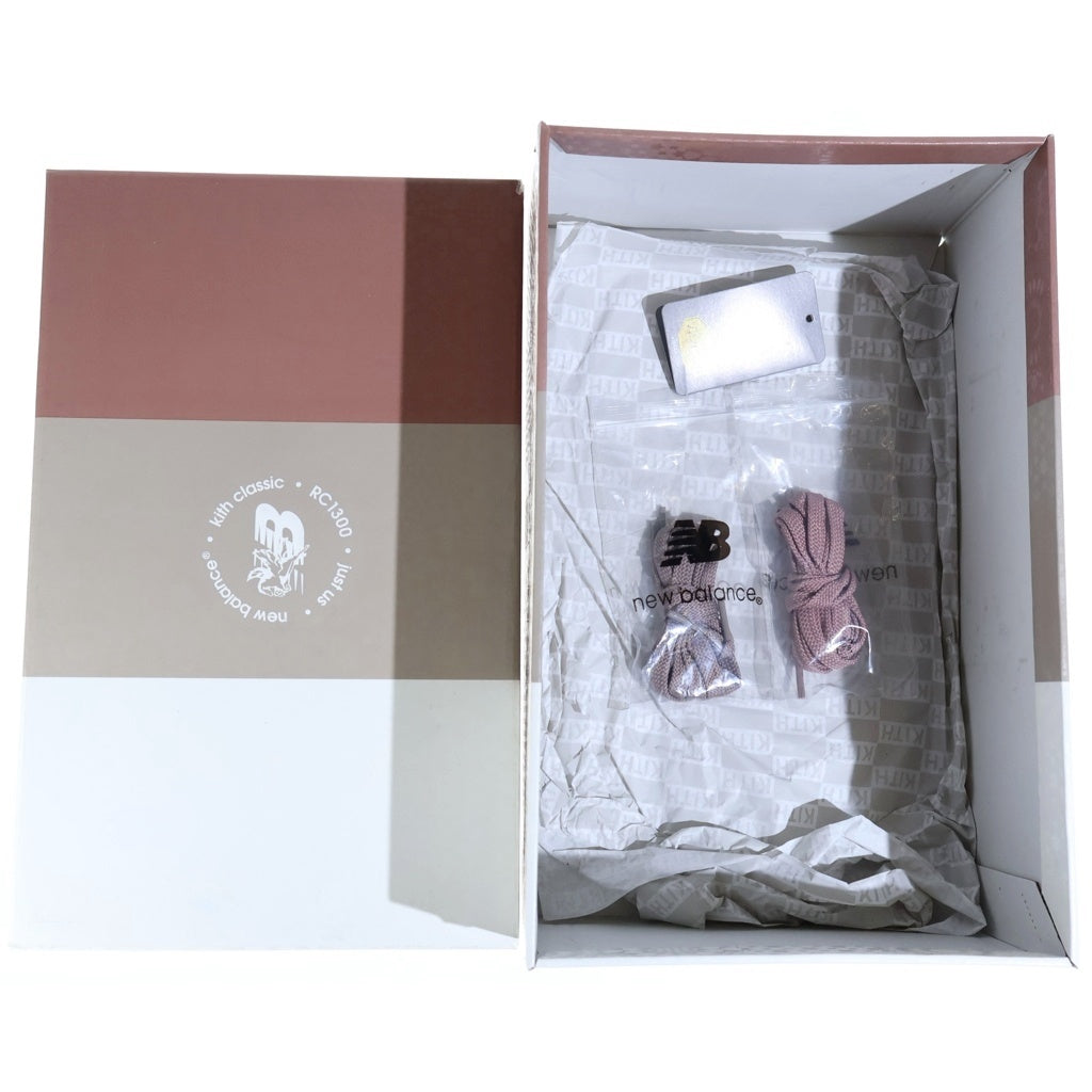 New Balance(ニューバランス) ×KITH Ronnie Fieg 10TH ANIVERSARY ANTLER キス ロニー ファイグ 1300 10周年記念 アントラー スエード メッシュ ローカットスニーカー ブラウン US8/26cm MS1300K3