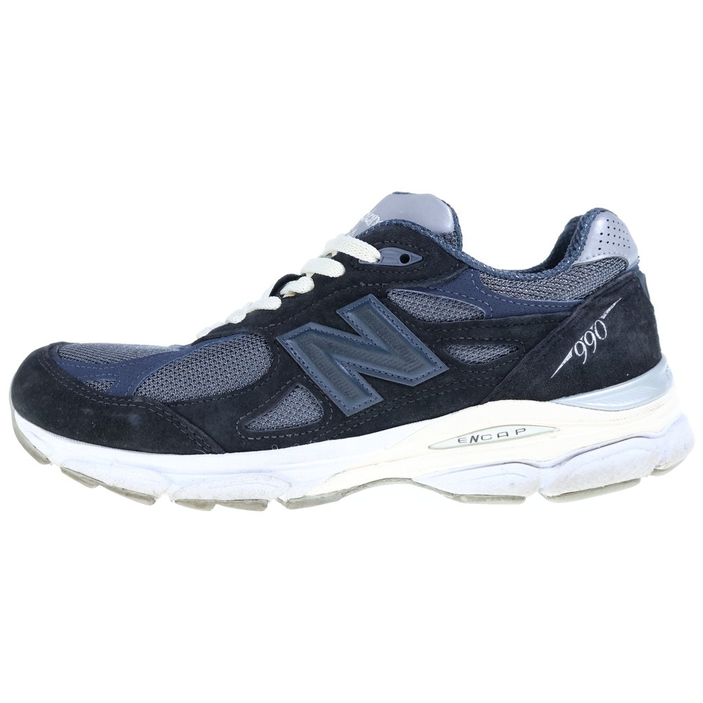 New Balance(ニューバランス) ×KITH Ronnie Fieg キス ロニー・ファイグ スエード メッシュ ローカットスニーカー ブラック/ネイビー US8/26cm M990KI3