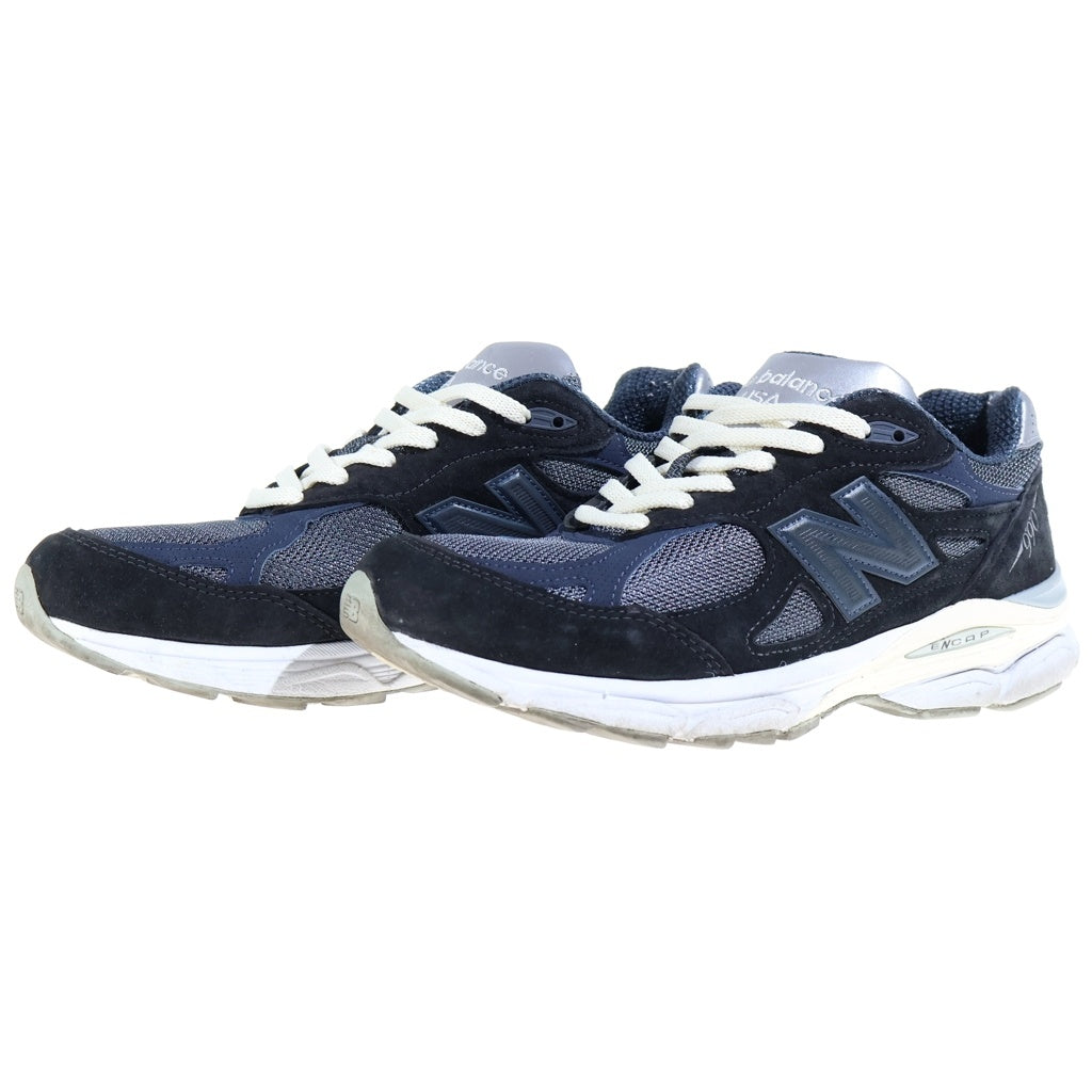 New Balance(ニューバランス) ×KITH Ronnie Fieg キス ロニー・ファイグ スエード メッシュ ローカットスニーカー ブラック/ネイビー US8/26cm M990KI3