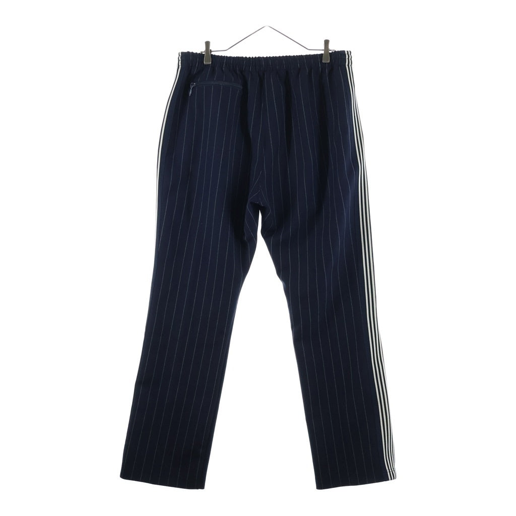 Needles(ニードルス) ×KITH Stripe Side Line Track Pants キス ストライプ サイドライン トラック パンツ ネイビー/ホワイト LQ353