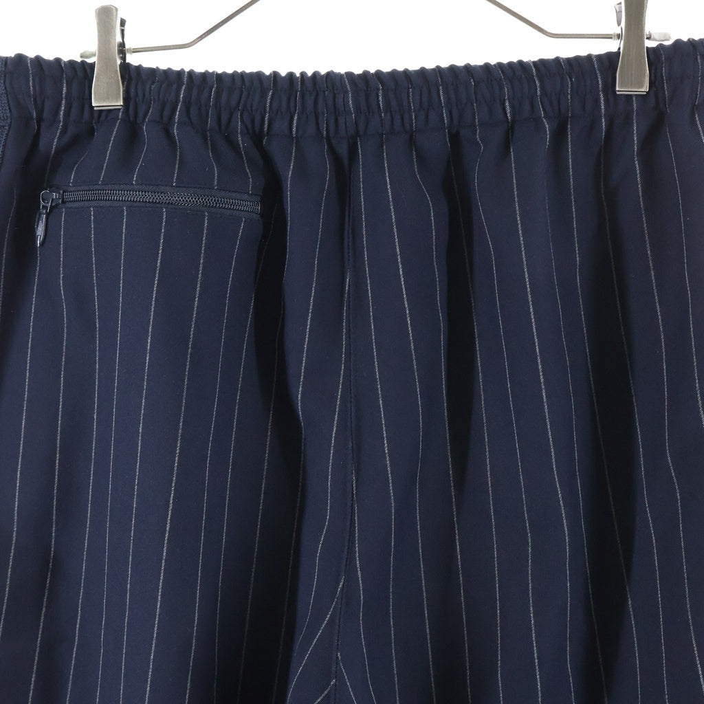 Needles(ニードルス) ×KITH Stripe Side Line Track Pants キス ストライプ サイドライン トラック パンツ ネイビー/ホワイト LQ353