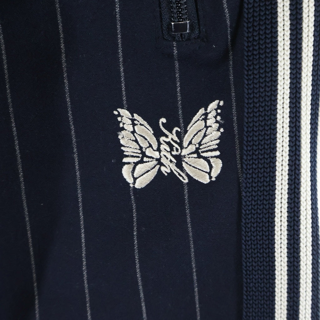 Needles(ニードルス) ×KITH Stripe Side Line Track Pants キス ストライプ サイドライン トラック パンツ ネイビー/ホワイト LQ353