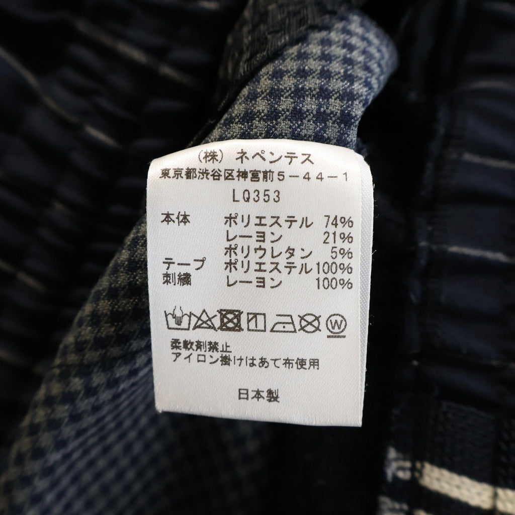 Needles(ニードルス) ×KITH Stripe Side Line Track Pants キス ストライプ サイドライン トラック パンツ ネイビー/ホワイト LQ353