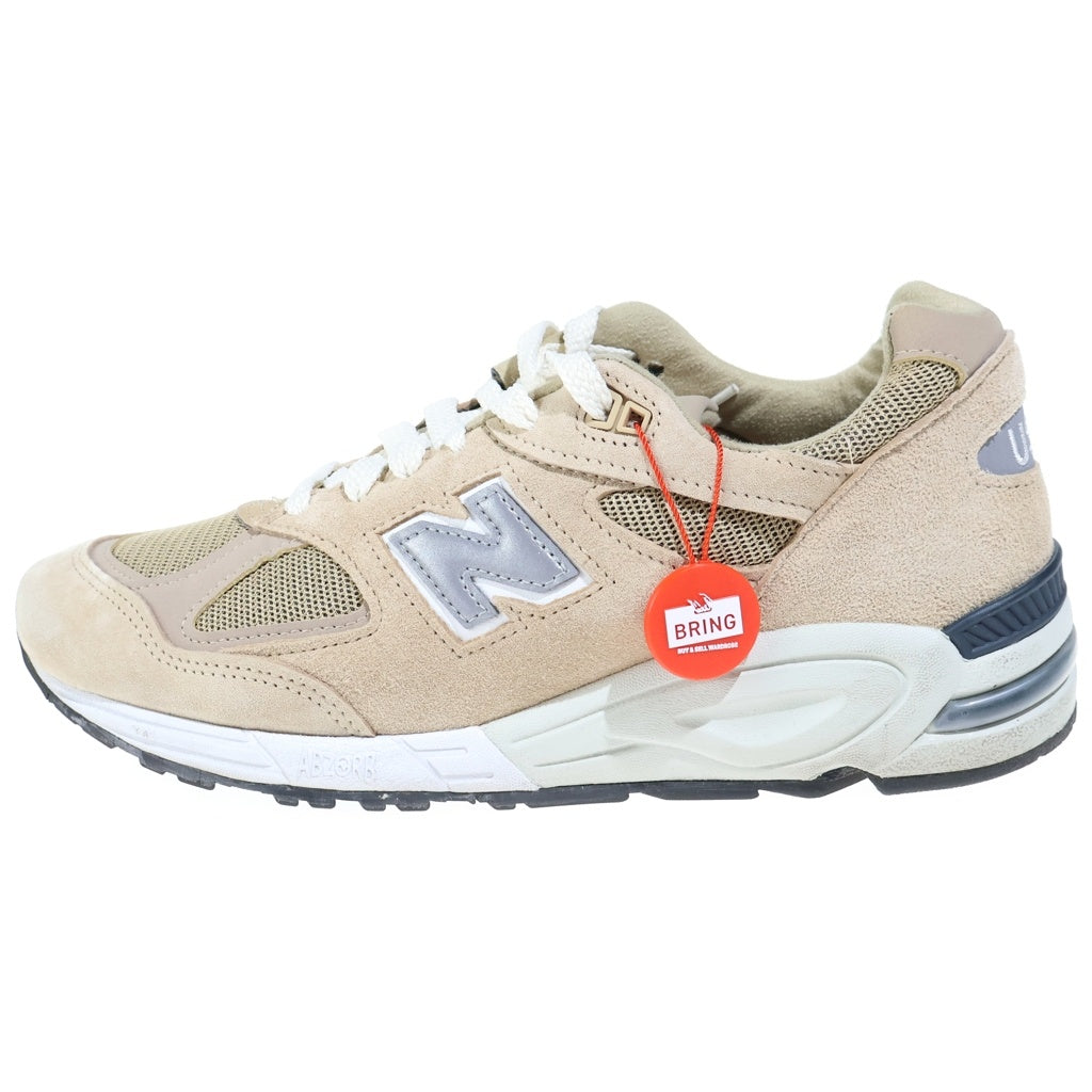 New Balance(ニューバランス) ×KITH 990V2 TAN キス スエード メッシュ ローカットスニーカー ベージュ US9/27cm M990KS2