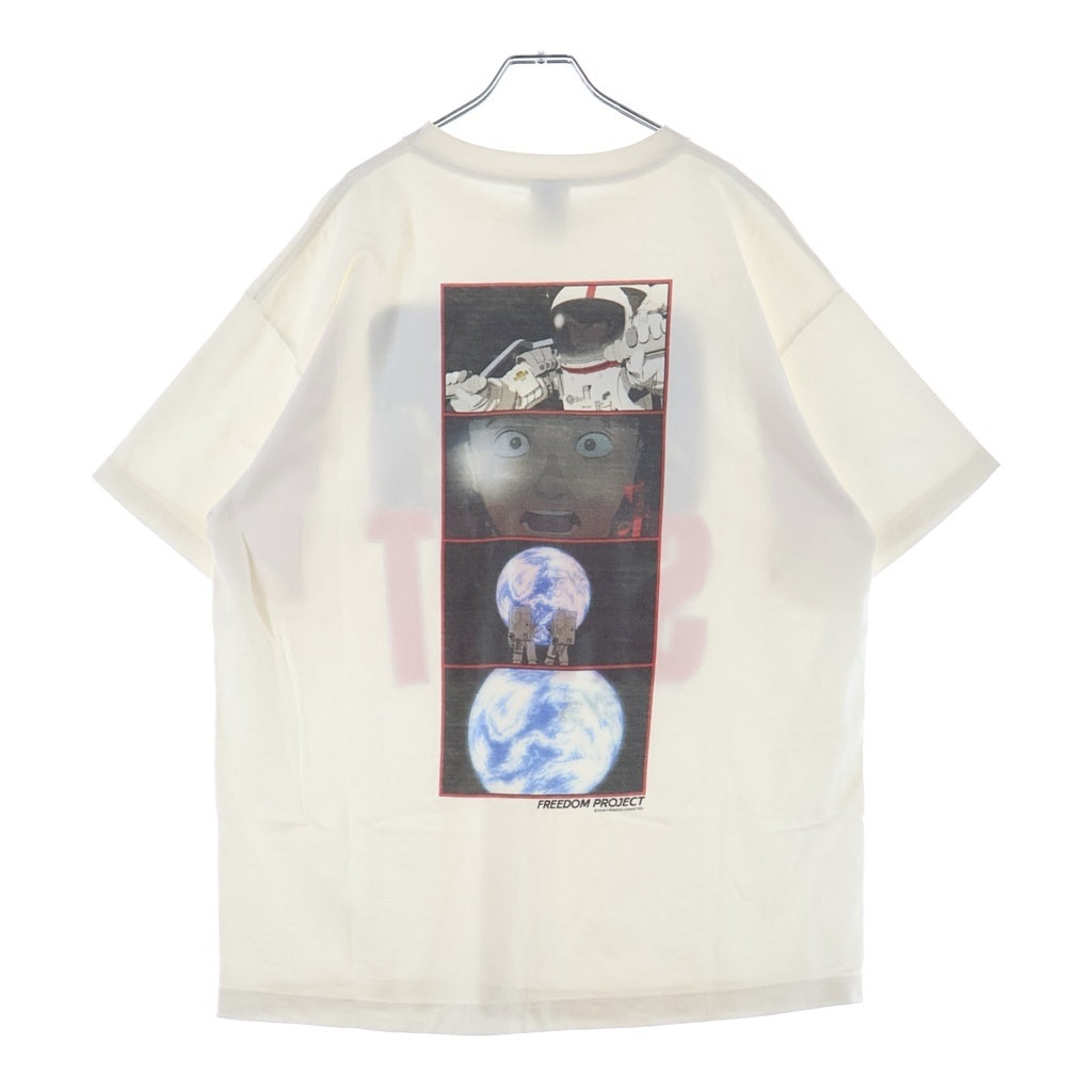 SAINT MICHAEL(セントマイケル) 24SS ×FREEDOM FD-SS TEE フリーダム クルーネック 半袖Tシャツ カットソー ホワイト SM-YS8-0000-C20