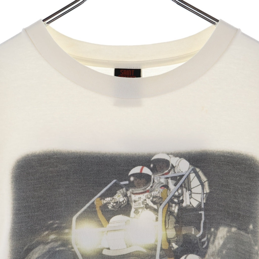 SAINT MICHAEL(セントマイケル) 24SS ×FREEDOM FD-SS TEE フリーダム クルーネック 半袖Tシャツ カットソー ホワイト SM-YS8-0000-C20