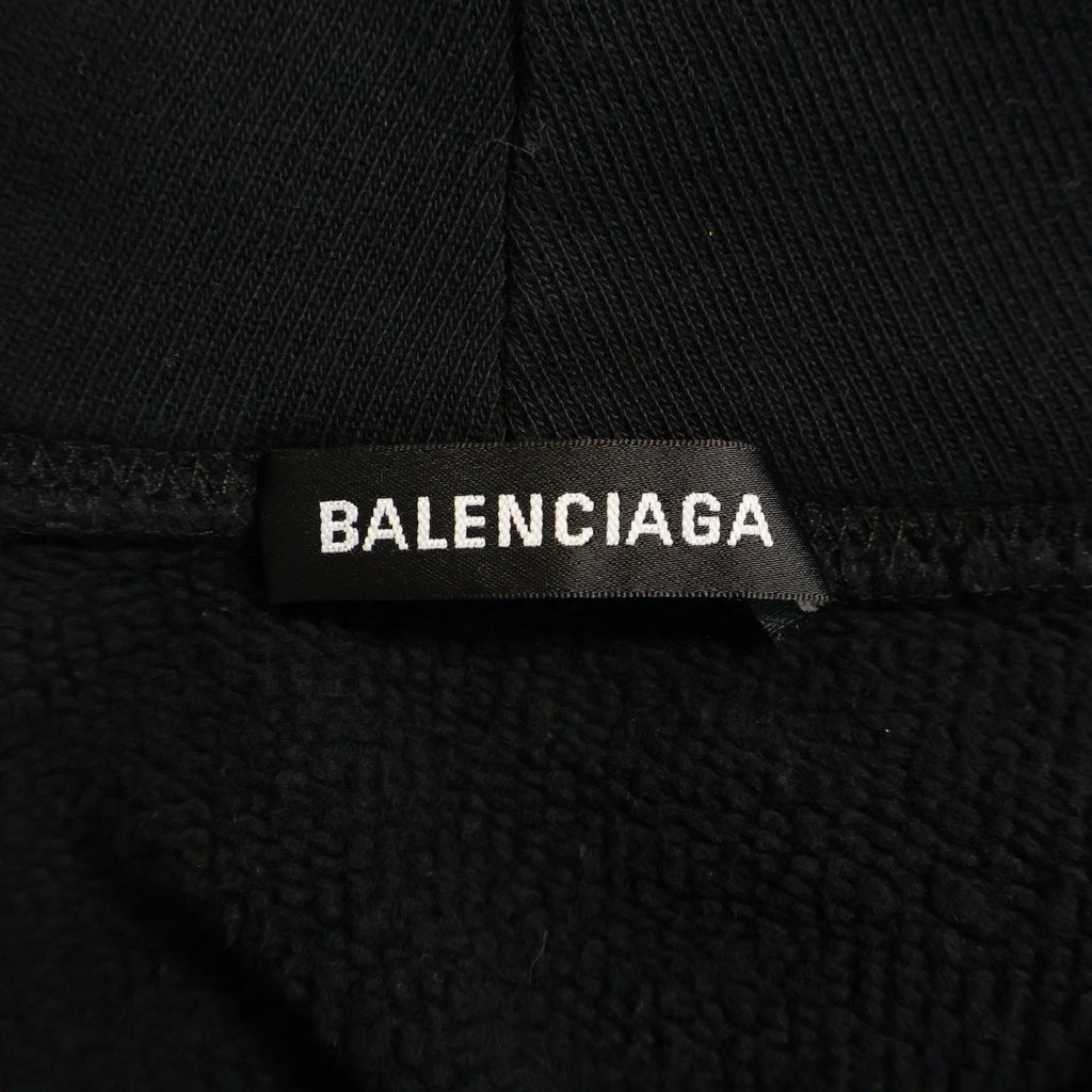 BALENCIAGA(バレンシアガ) 19SS SPEED HUNTERS ZIP UP HOODIE スピードハンターズ ジップアップ スウェットパーカー ブラック 559100