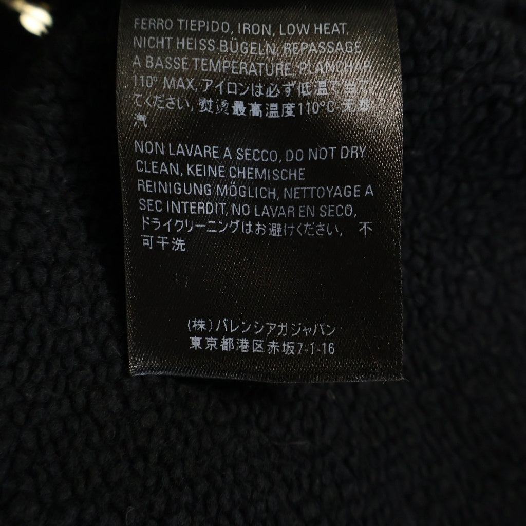 BALENCIAGA(バレンシアガ) 19SS SPEED HUNTERS ZIP UP HOODIE スピードハンターズ ジップアップ スウェットパーカー ブラック 559100