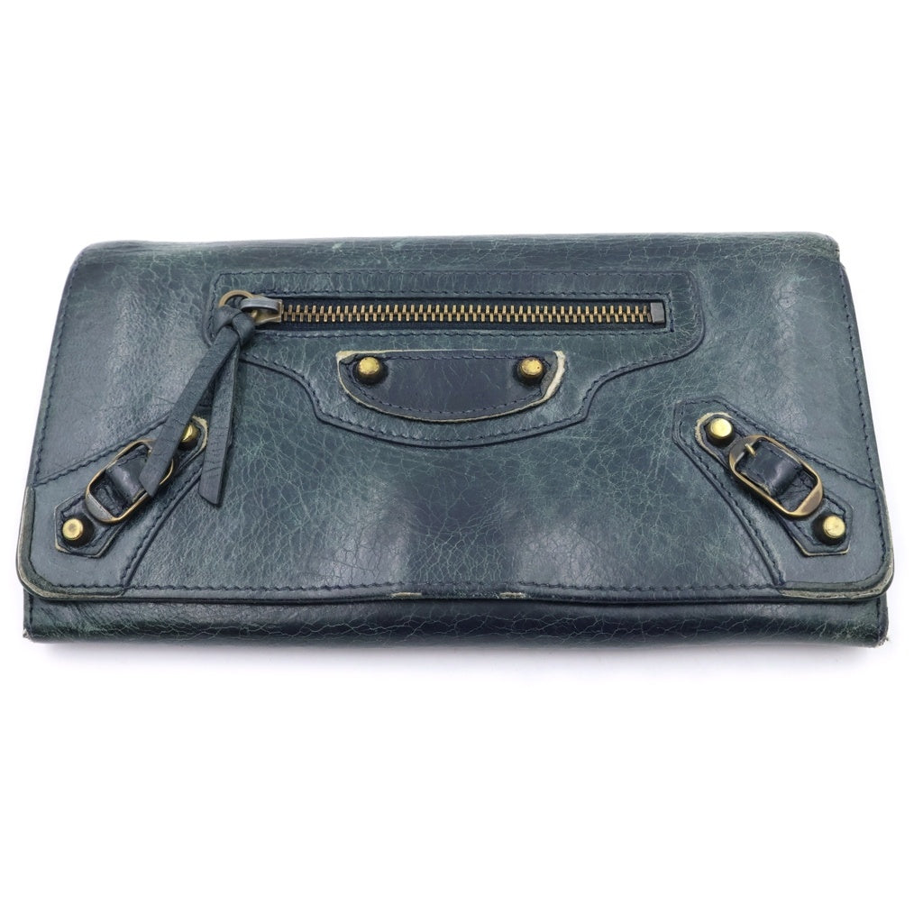 BALENCIAGA(バレンシアガ) Classic Continetal クラシック コンチネンタル ラウンドファスナー ロングウォレット 長財布 ブラック