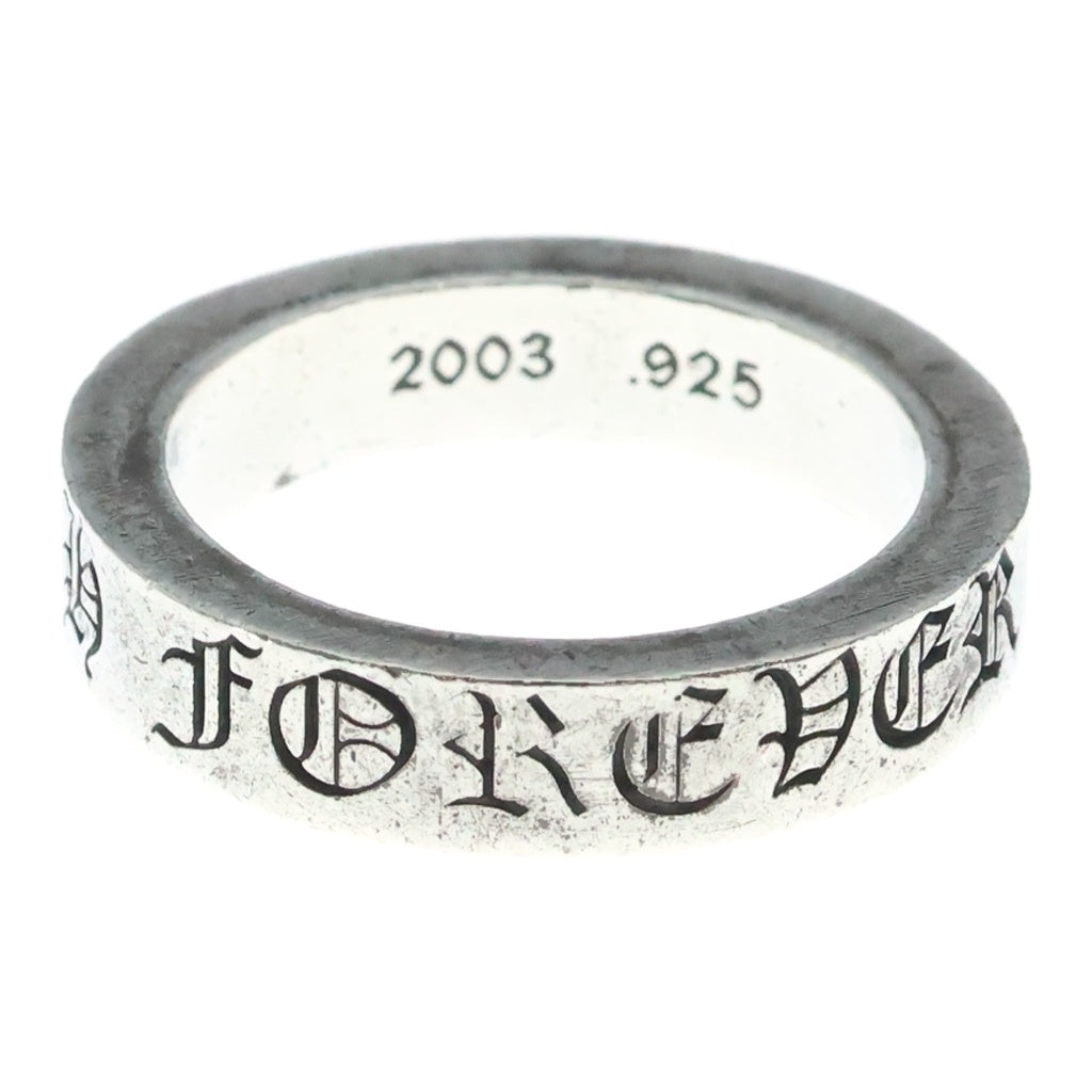 CHROME HEARTS(クロムハーツ) 6mm SPACER FOREVER 6mmスペーサーリング フォーエバーシルバーBCA337
