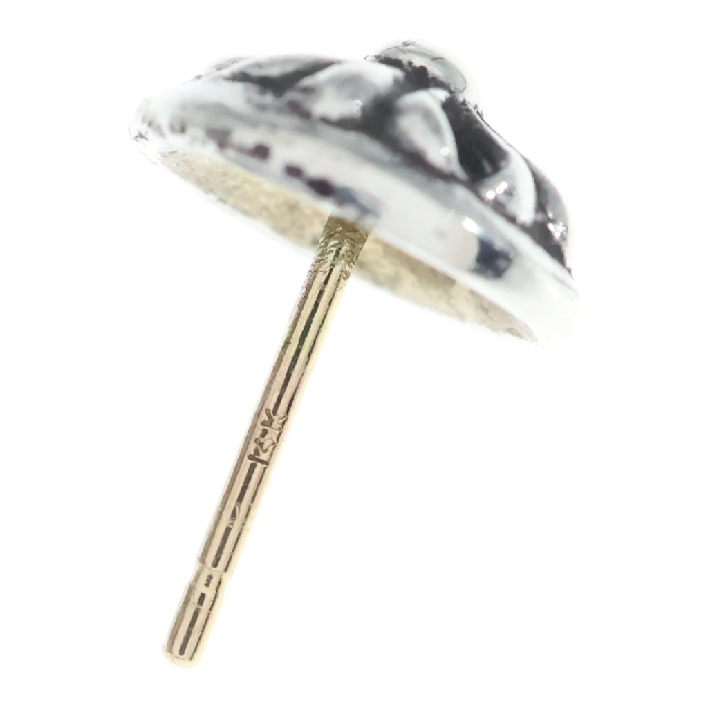 CHROME HEARTS(クロムハーツ) STUD CRSBLL クロスボールスタッドピアス シルバー BCA110