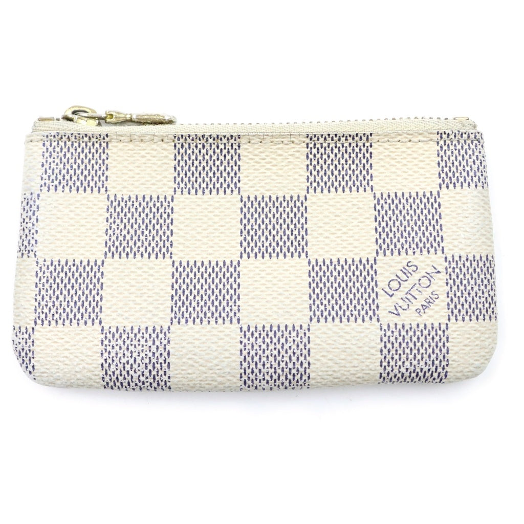 LOUIS VUITTON(ルイヴィトン) ポシェット クレ ダミエ アズールキャンバス コインケース 小銭入れ ホワイト CT3184 N62659 レディース