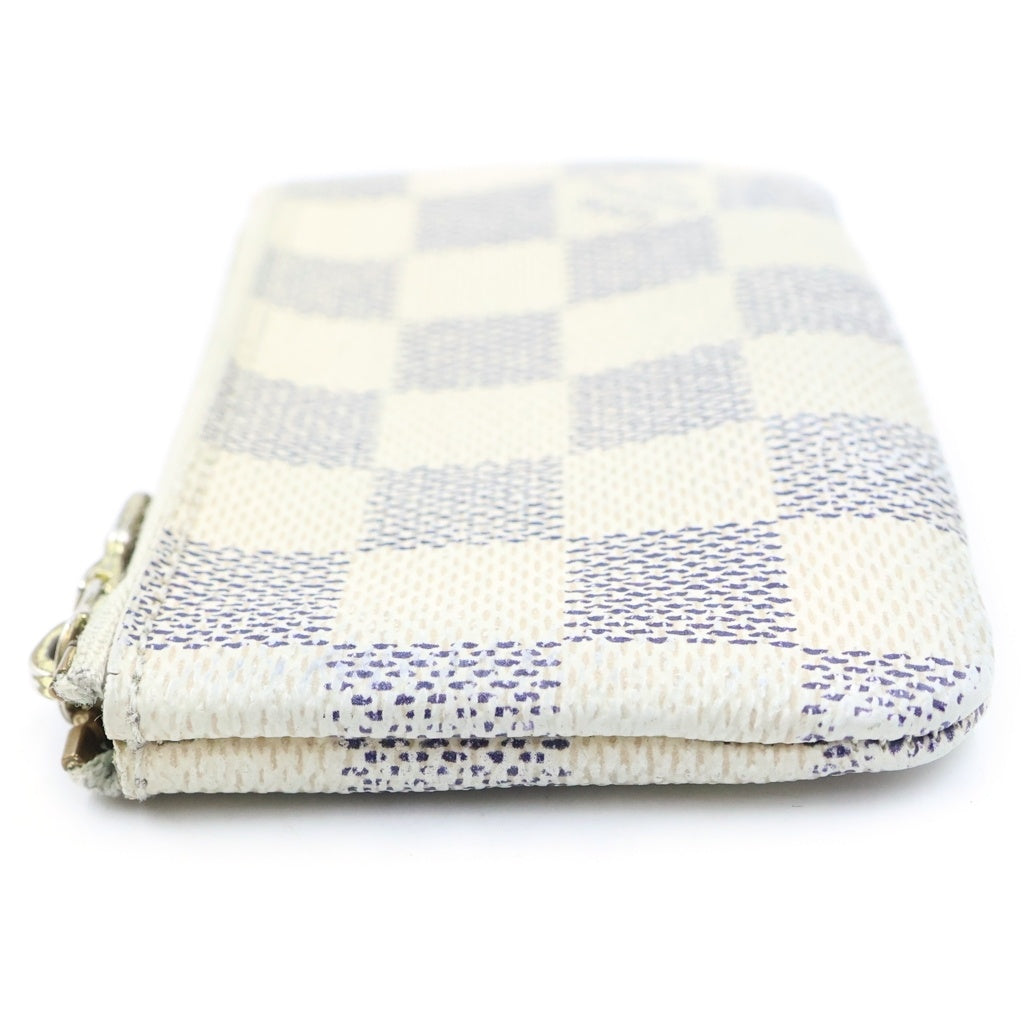 LOUIS VUITTON(ルイヴィトン) ポシェット クレ ダミエ アズールキャンバス コインケース 小銭入れ ホワイト CT3184 N62659 レディース